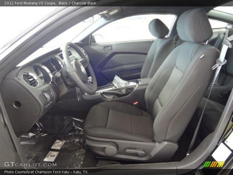 Black / Charcoal Black 2012 Ford Mustang V6 Coupe