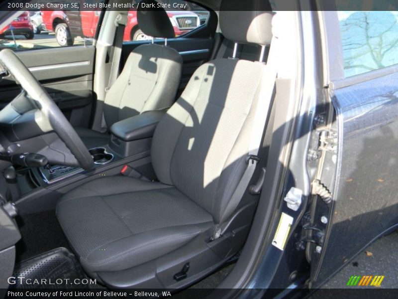 Steel Blue Metallic / Dark Slate Gray 2008 Dodge Charger SE