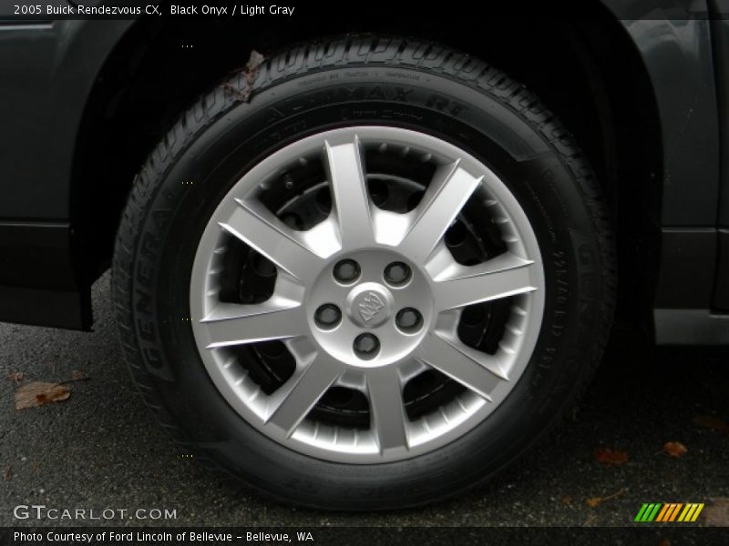 Black Onyx / Light Gray 2005 Buick Rendezvous CX