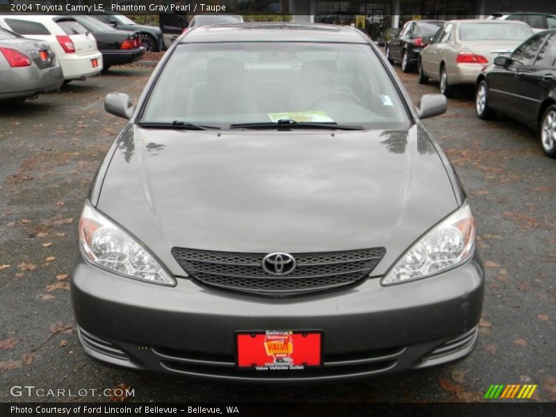 Phantom Gray Pearl / Taupe 2004 Toyota Camry LE