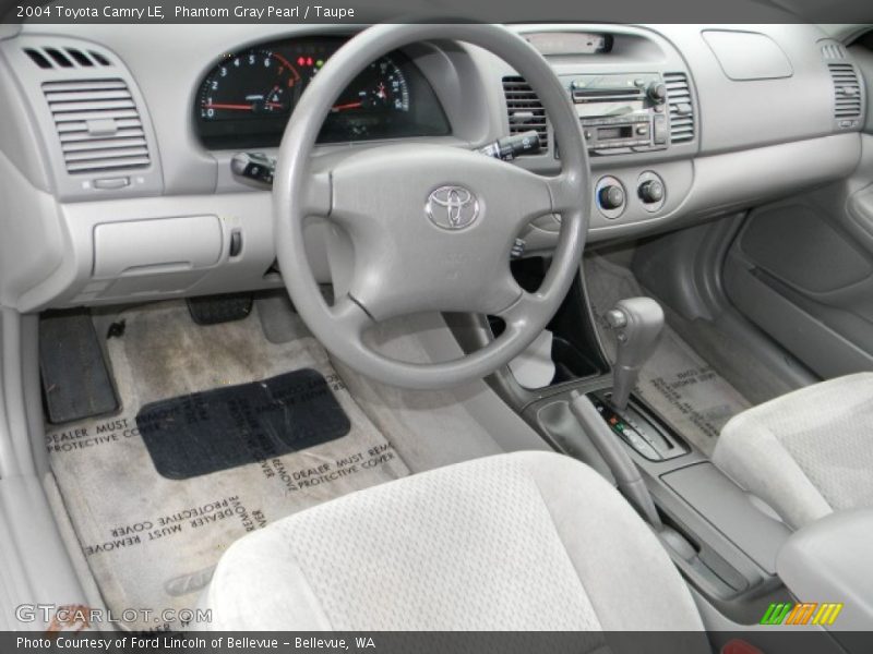Phantom Gray Pearl / Taupe 2004 Toyota Camry LE