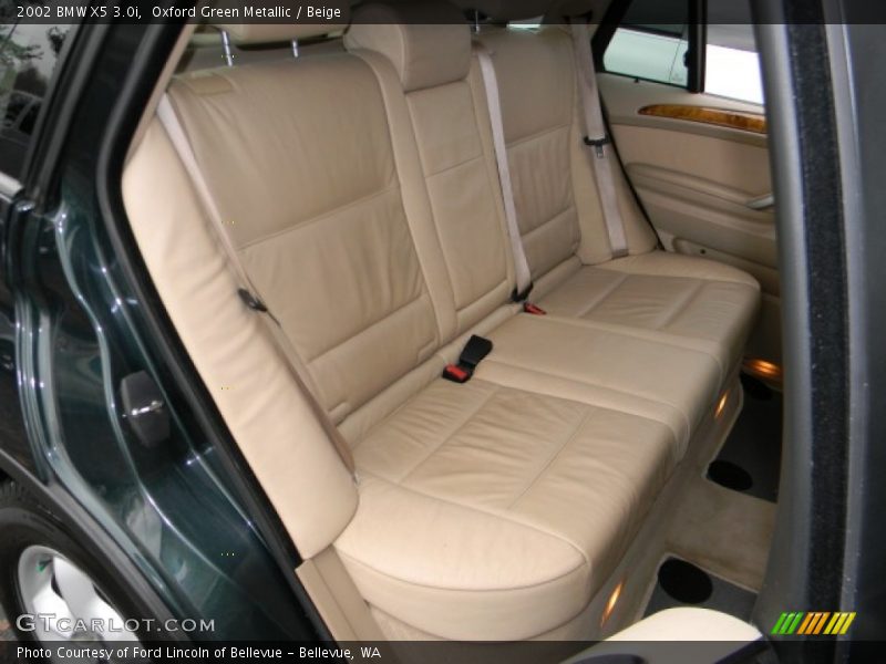 Oxford Green Metallic / Beige 2002 BMW X5 3.0i
