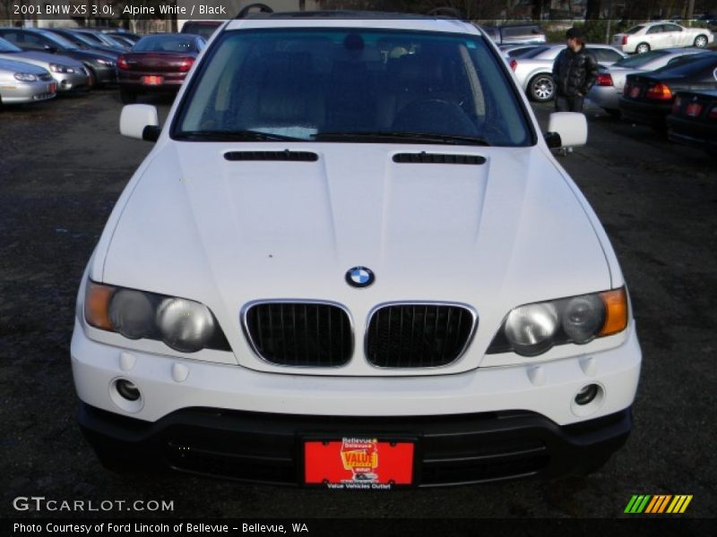 Alpine White / Black 2001 BMW X5 3.0i