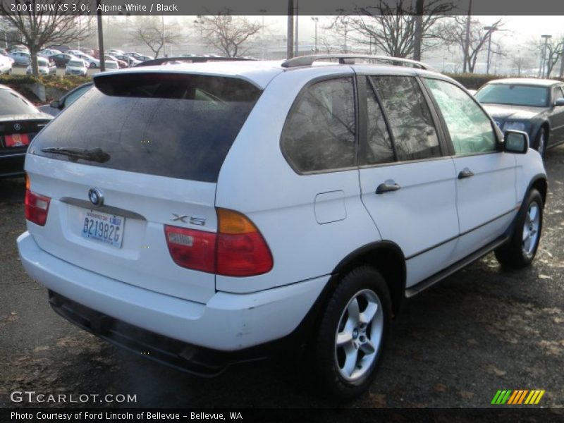 Alpine White / Black 2001 BMW X5 3.0i
