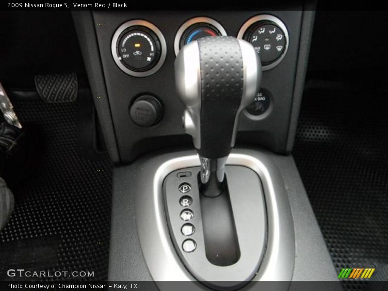 Venom Red / Black 2009 Nissan Rogue S