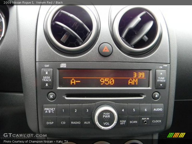 Venom Red / Black 2009 Nissan Rogue S