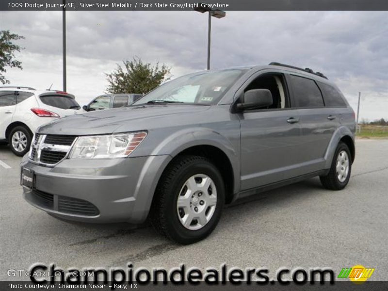 Silver Steel Metallic / Dark Slate Gray/Light Graystone 2009 Dodge Journey SE