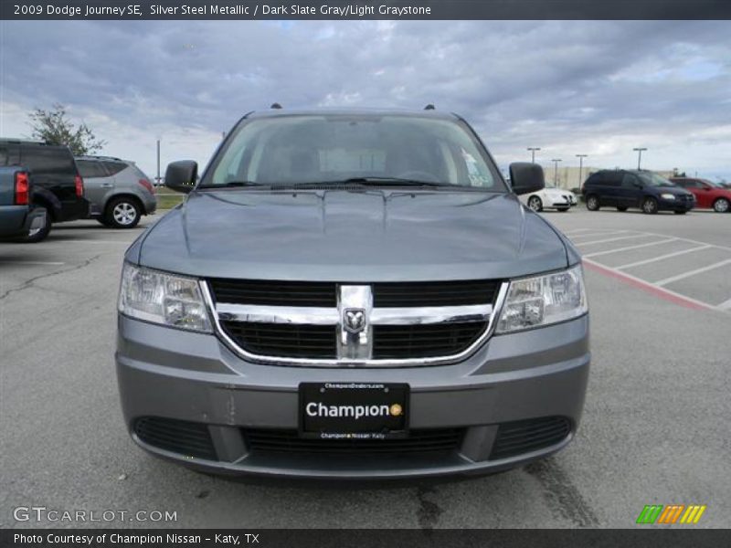 Silver Steel Metallic / Dark Slate Gray/Light Graystone 2009 Dodge Journey SE