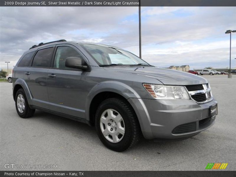 Silver Steel Metallic / Dark Slate Gray/Light Graystone 2009 Dodge Journey SE