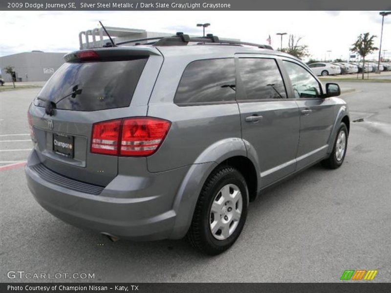 Silver Steel Metallic / Dark Slate Gray/Light Graystone 2009 Dodge Journey SE