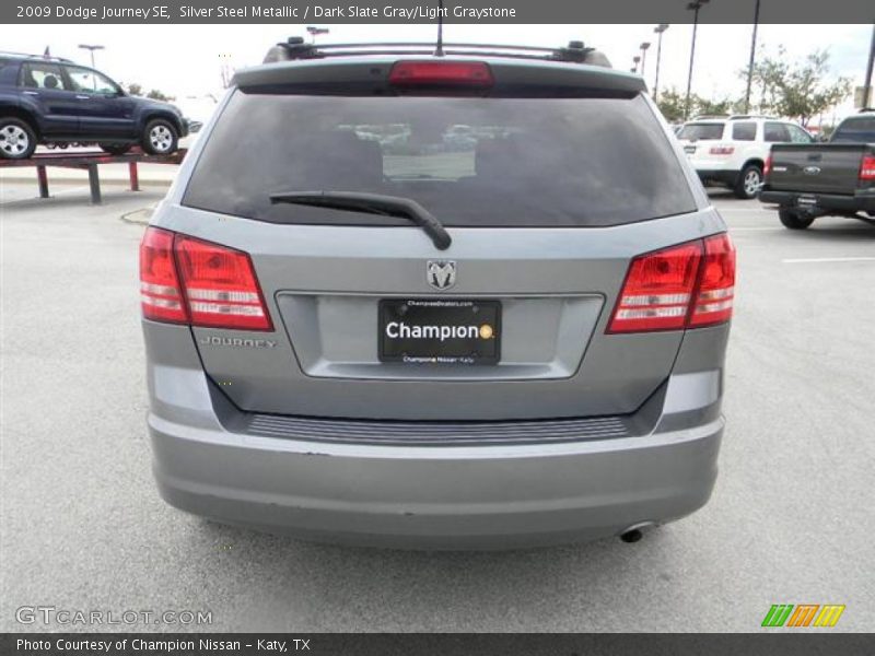 Silver Steel Metallic / Dark Slate Gray/Light Graystone 2009 Dodge Journey SE