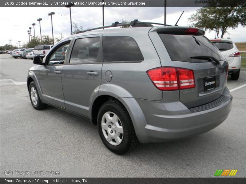 Silver Steel Metallic / Dark Slate Gray/Light Graystone 2009 Dodge Journey SE