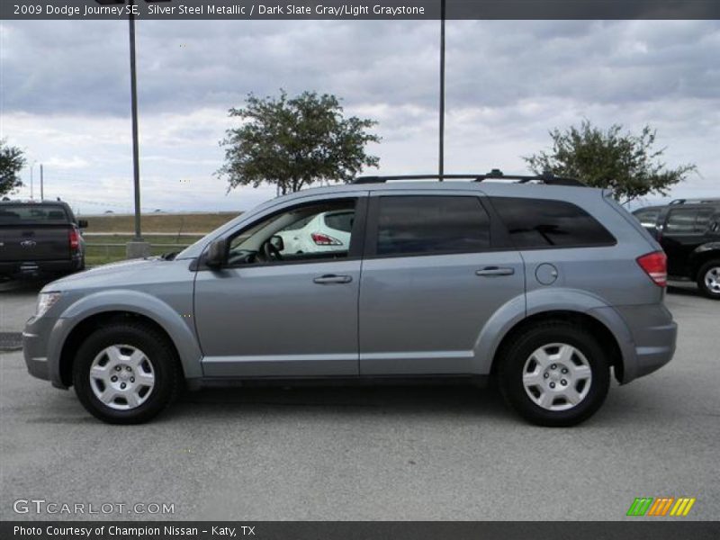 Silver Steel Metallic / Dark Slate Gray/Light Graystone 2009 Dodge Journey SE