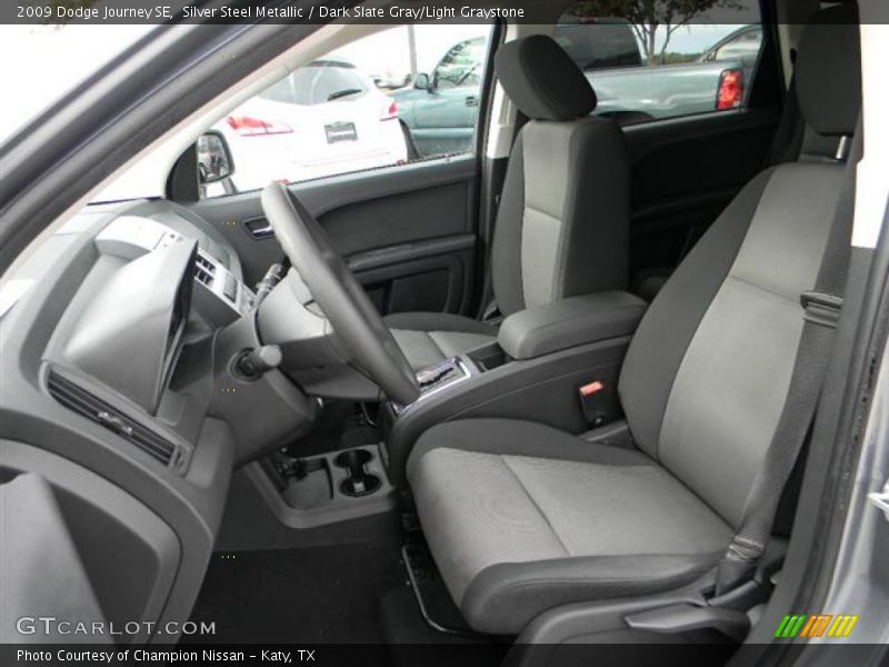 Silver Steel Metallic / Dark Slate Gray/Light Graystone 2009 Dodge Journey SE