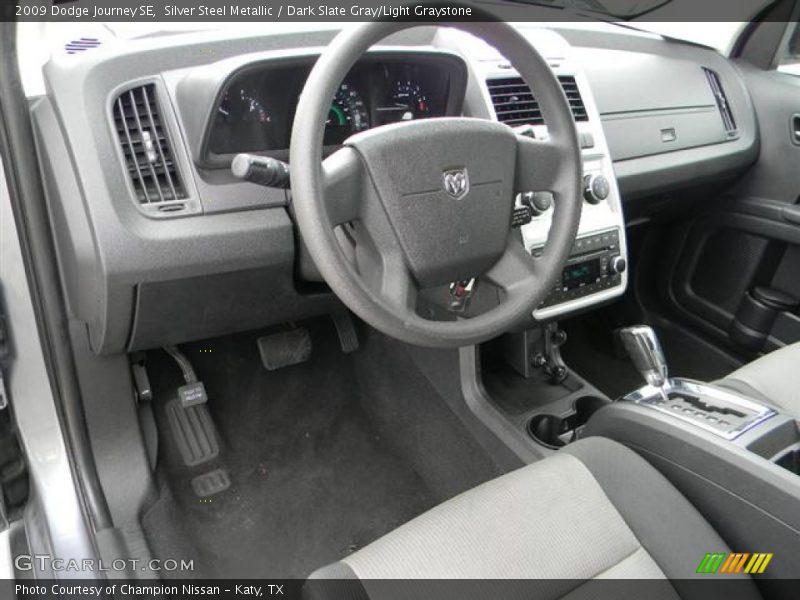 Silver Steel Metallic / Dark Slate Gray/Light Graystone 2009 Dodge Journey SE