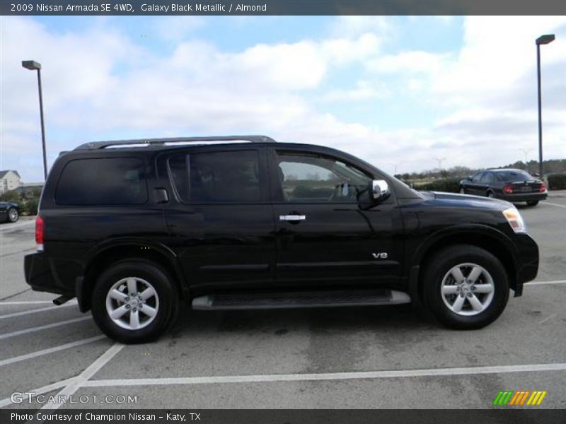 Galaxy Black Metallic / Almond 2009 Nissan Armada SE 4WD