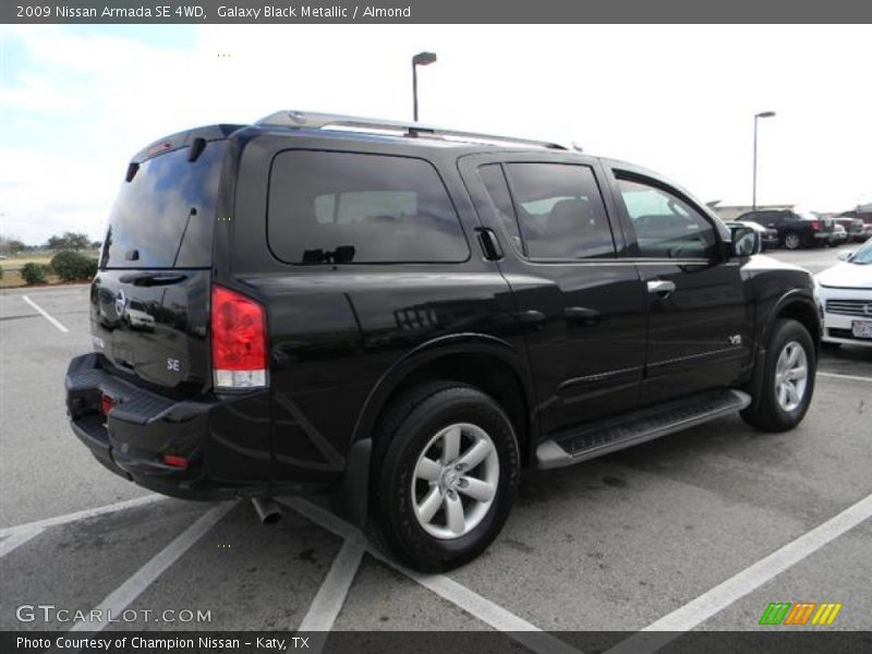 Galaxy Black Metallic / Almond 2009 Nissan Armada SE 4WD