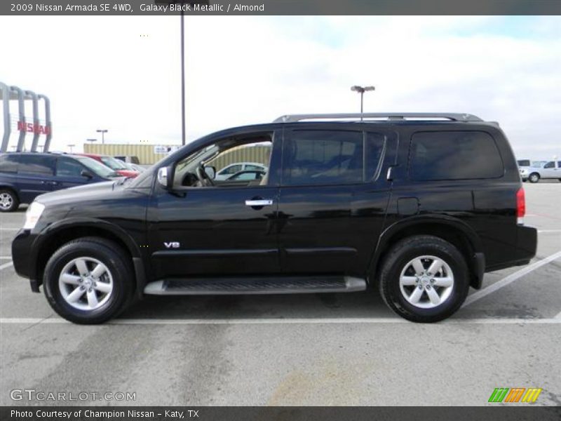 Galaxy Black Metallic / Almond 2009 Nissan Armada SE 4WD