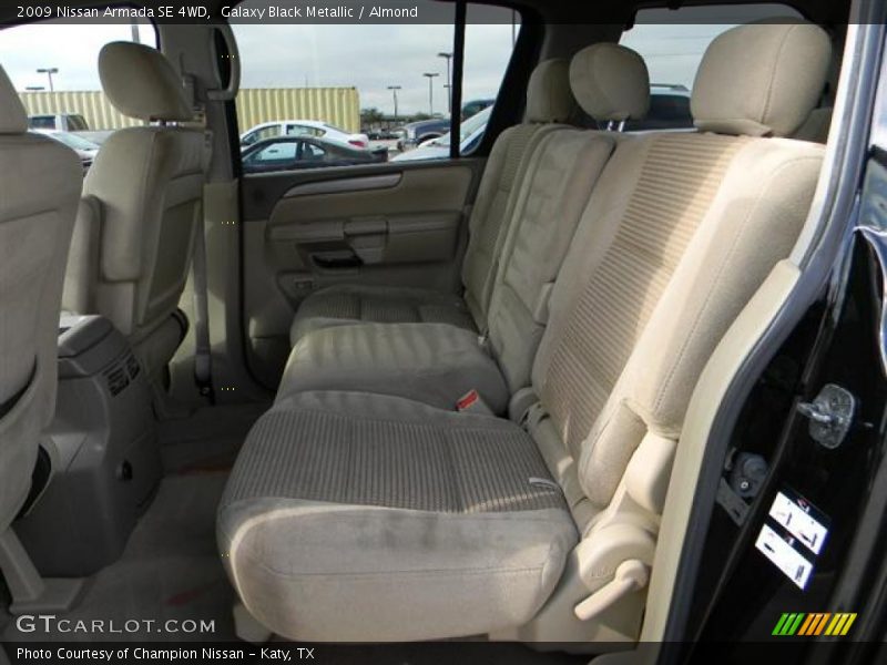 Galaxy Black Metallic / Almond 2009 Nissan Armada SE 4WD