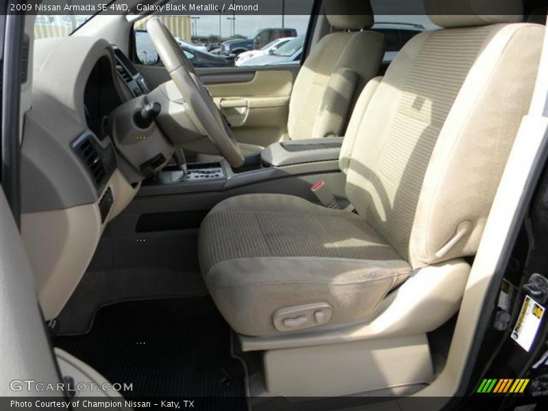 Galaxy Black Metallic / Almond 2009 Nissan Armada SE 4WD