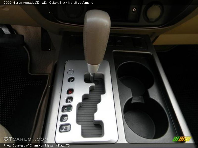 Galaxy Black Metallic / Almond 2009 Nissan Armada SE 4WD