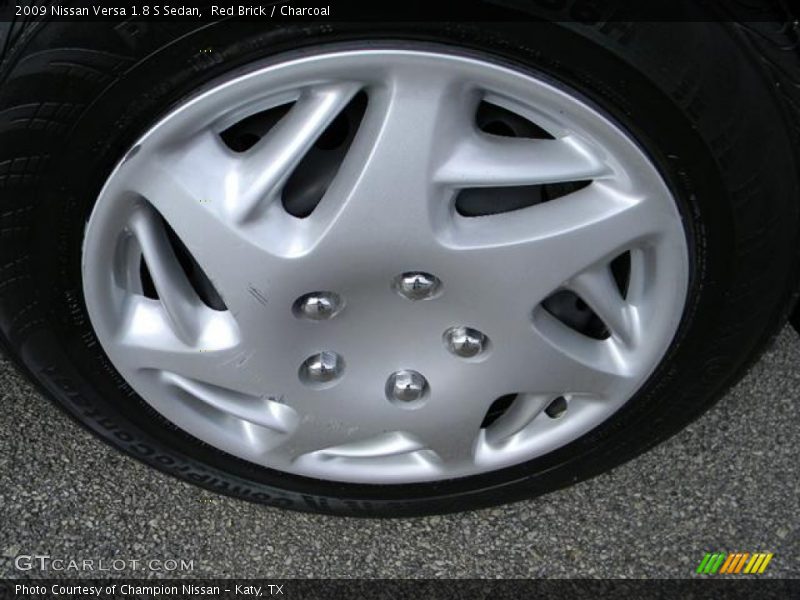 Red Brick / Charcoal 2009 Nissan Versa 1.8 S Sedan