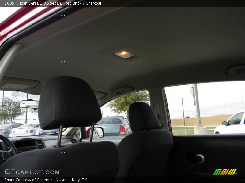 Red Brick / Charcoal 2009 Nissan Versa 1.8 S Sedan