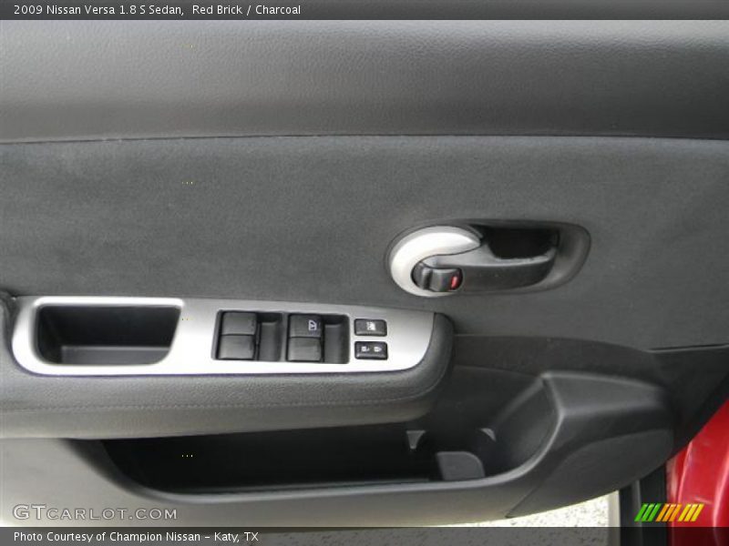 Red Brick / Charcoal 2009 Nissan Versa 1.8 S Sedan