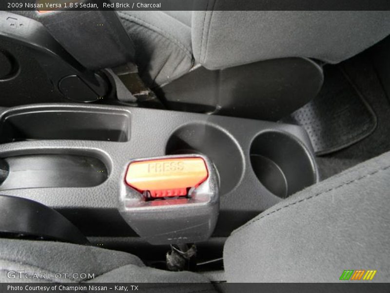 Red Brick / Charcoal 2009 Nissan Versa 1.8 S Sedan