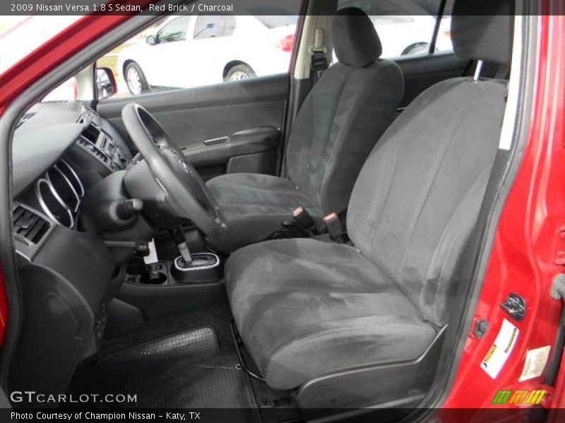 Red Brick / Charcoal 2009 Nissan Versa 1.8 S Sedan
