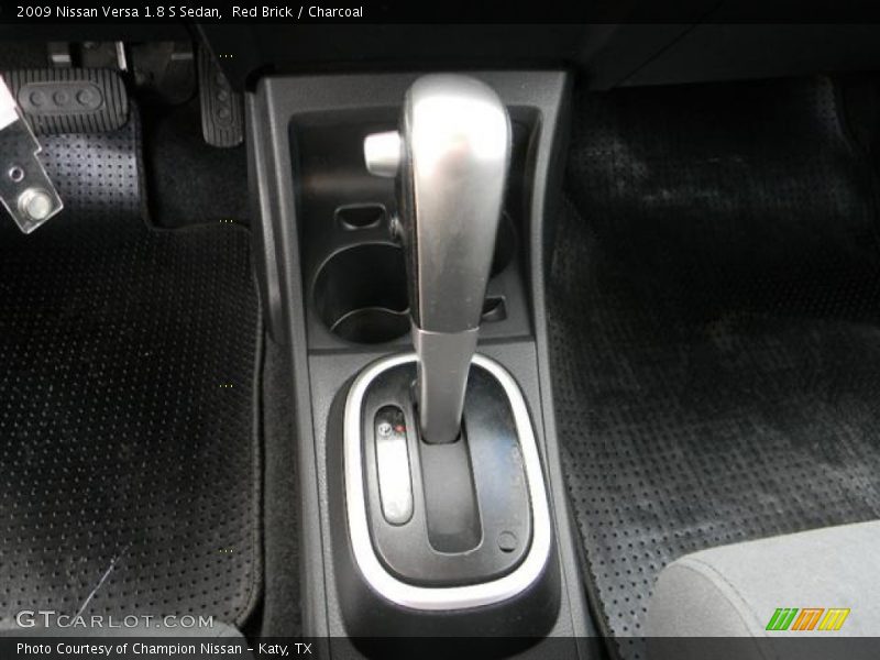 Red Brick / Charcoal 2009 Nissan Versa 1.8 S Sedan