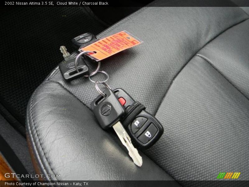 Cloud White / Charcoal Black 2002 Nissan Altima 3.5 SE