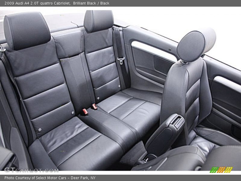 Brilliant Black / Black 2009 Audi A4 2.0T quattro Cabriolet