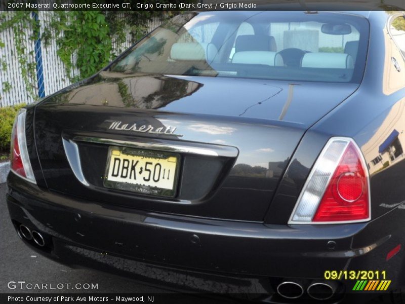 Grigio Granito (Dark Grey) / Grigio Medio 2007 Maserati Quattroporte Executive GT