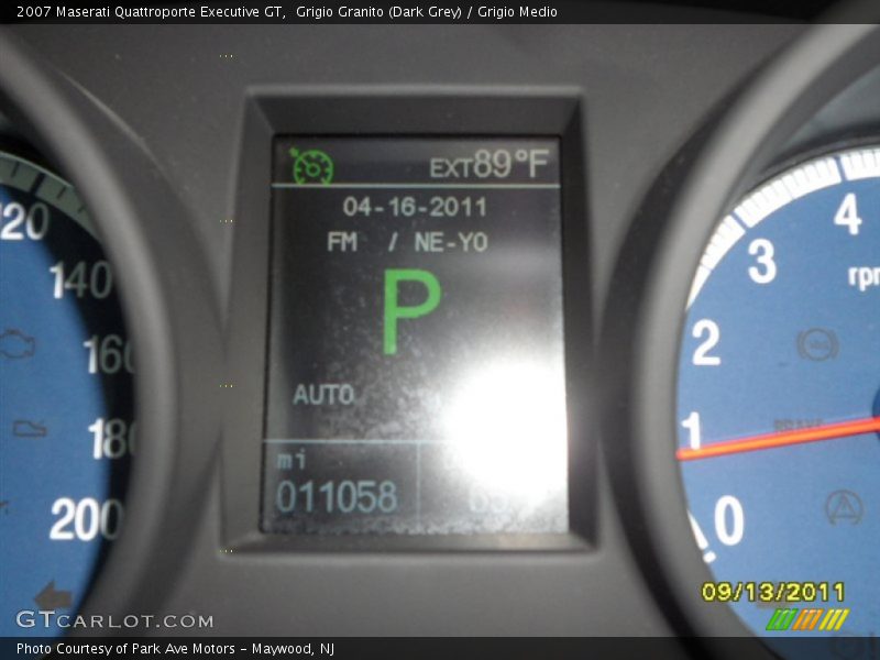Grigio Granito (Dark Grey) / Grigio Medio 2007 Maserati Quattroporte Executive GT