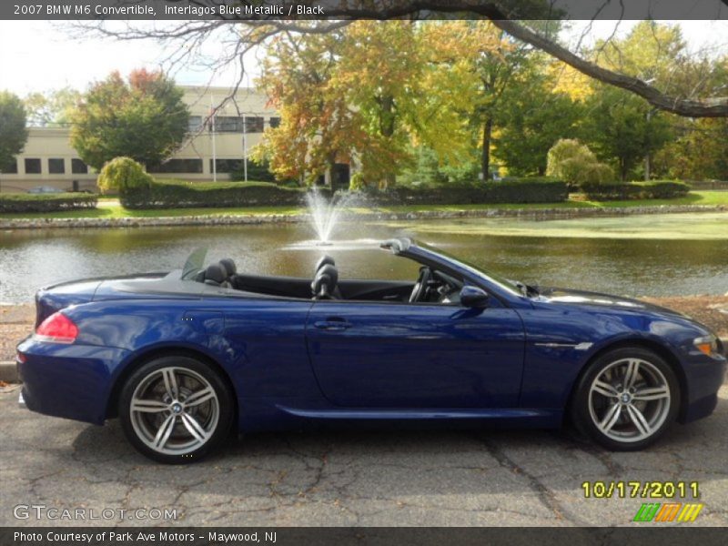 Interlagos Blue Metallic / Black 2007 BMW M6 Convertible