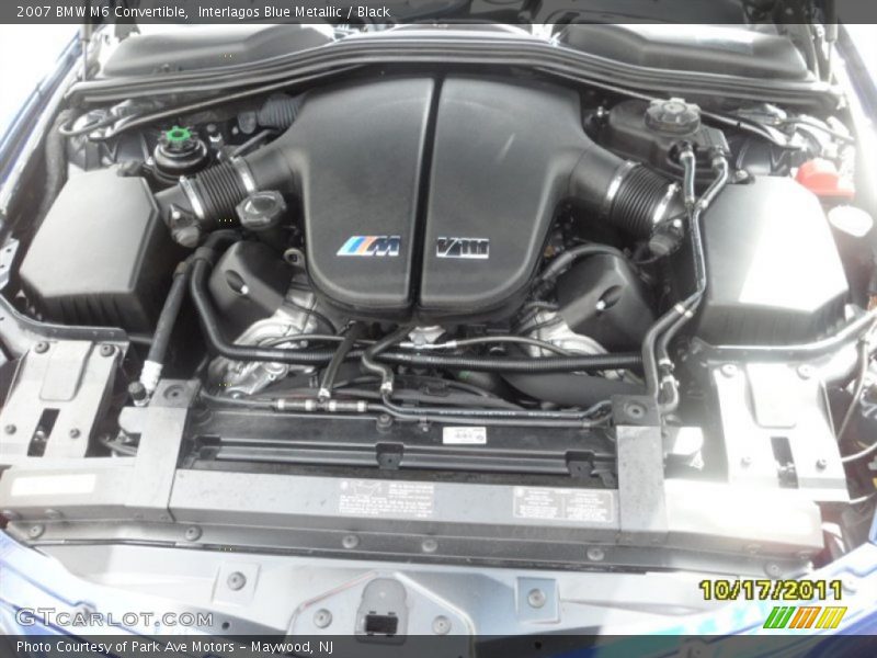 Interlagos Blue Metallic / Black 2007 BMW M6 Convertible