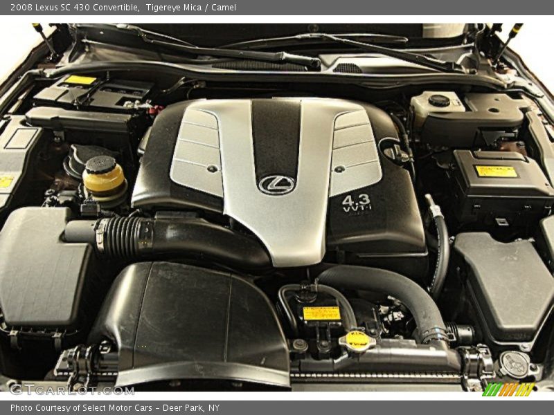  2008 SC 430 Convertible Engine - 4.3L DOHC 32V VVT-i V8