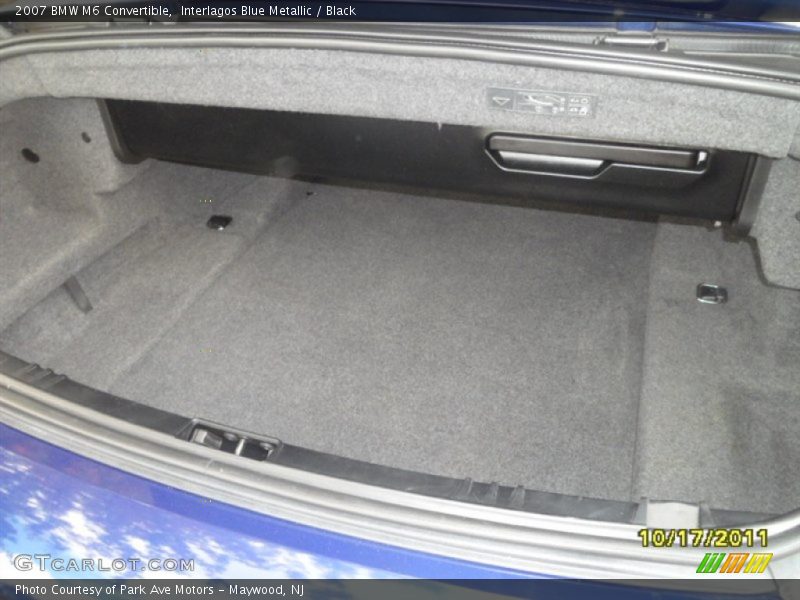 Interlagos Blue Metallic / Black 2007 BMW M6 Convertible