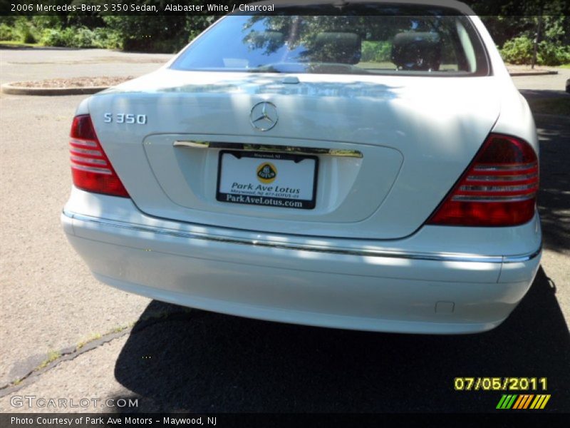 Alabaster White / Charcoal 2006 Mercedes-Benz S 350 Sedan