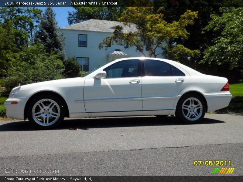 Alabaster White / Charcoal 2006 Mercedes-Benz S 350 Sedan
