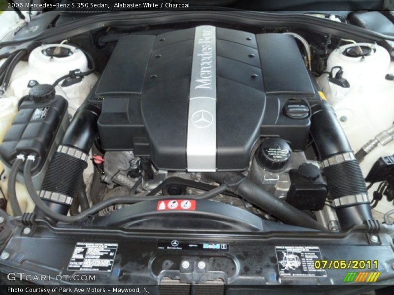 Alabaster White / Charcoal 2006 Mercedes-Benz S 350 Sedan