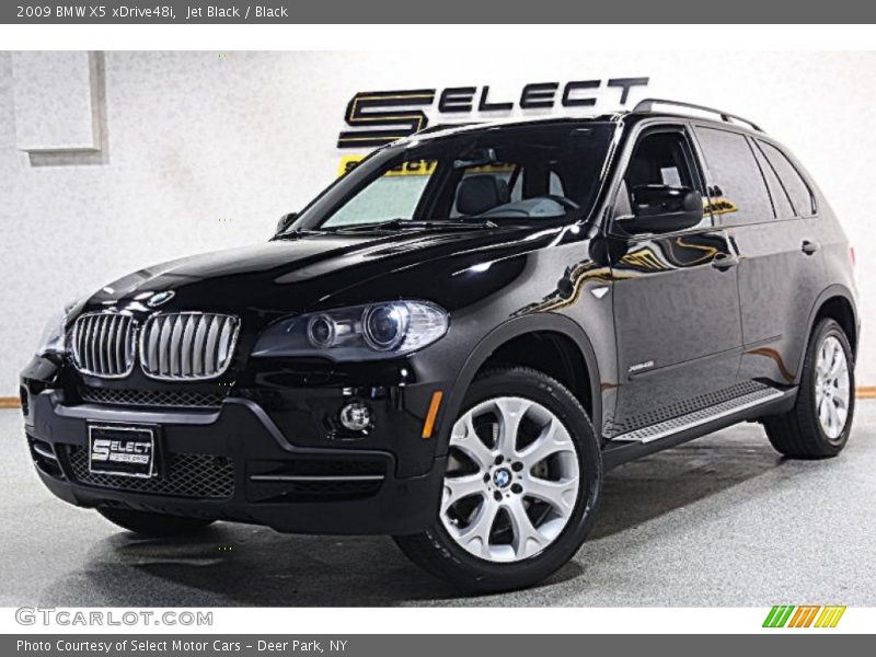 Jet Black / Black 2009 BMW X5 xDrive48i