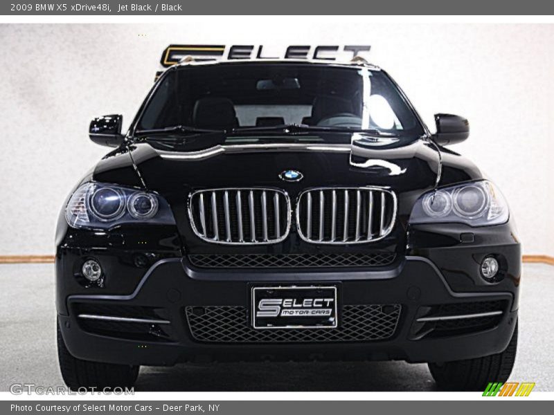 Jet Black / Black 2009 BMW X5 xDrive48i