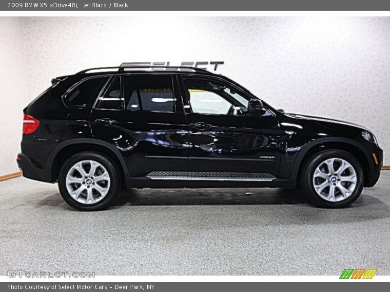 Jet Black / Black 2009 BMW X5 xDrive48i