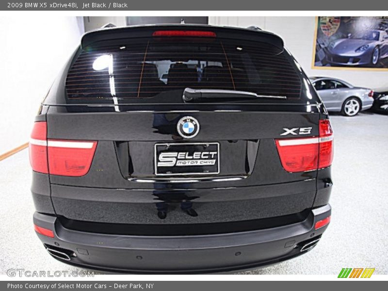 Jet Black / Black 2009 BMW X5 xDrive48i