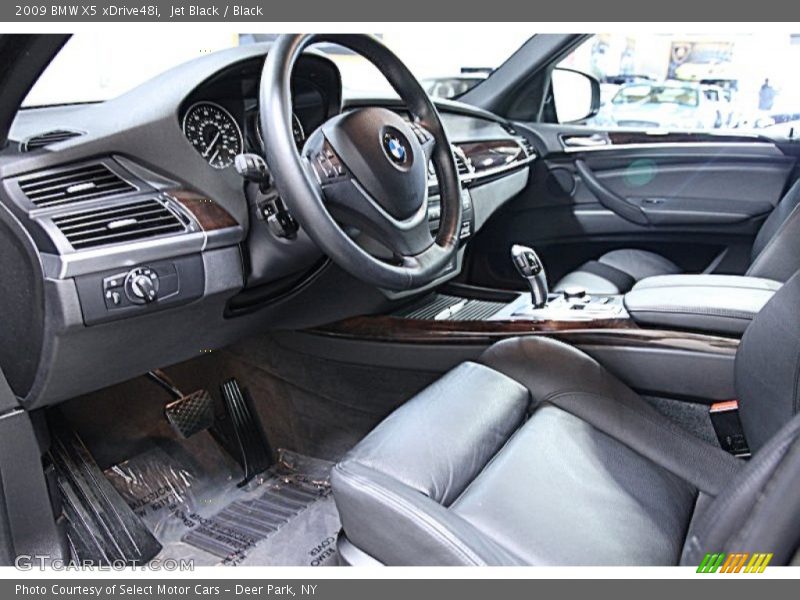 Jet Black / Black 2009 BMW X5 xDrive48i