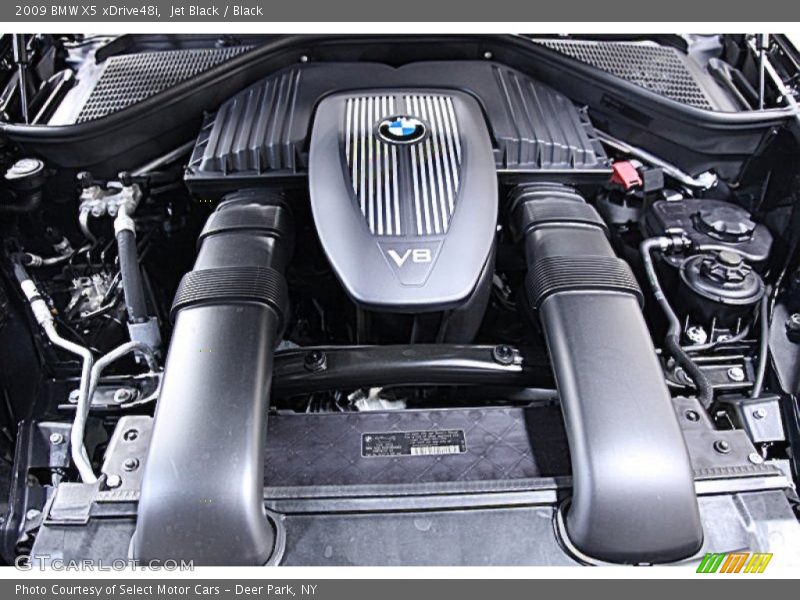 Jet Black / Black 2009 BMW X5 xDrive48i