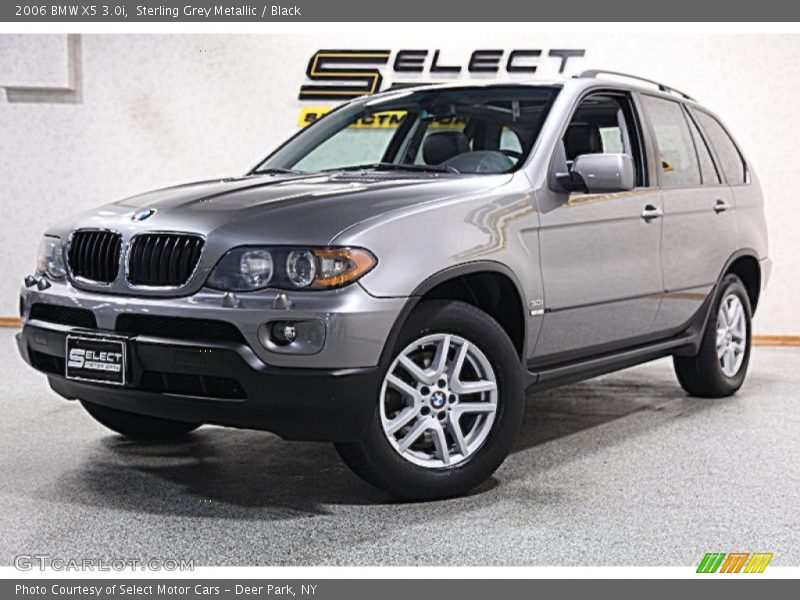 Sterling Grey Metallic / Black 2006 BMW X5 3.0i
