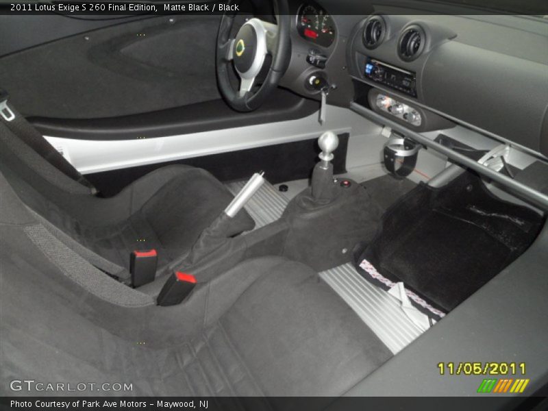 Matte Black / Black 2011 Lotus Exige S 260 Final Edition